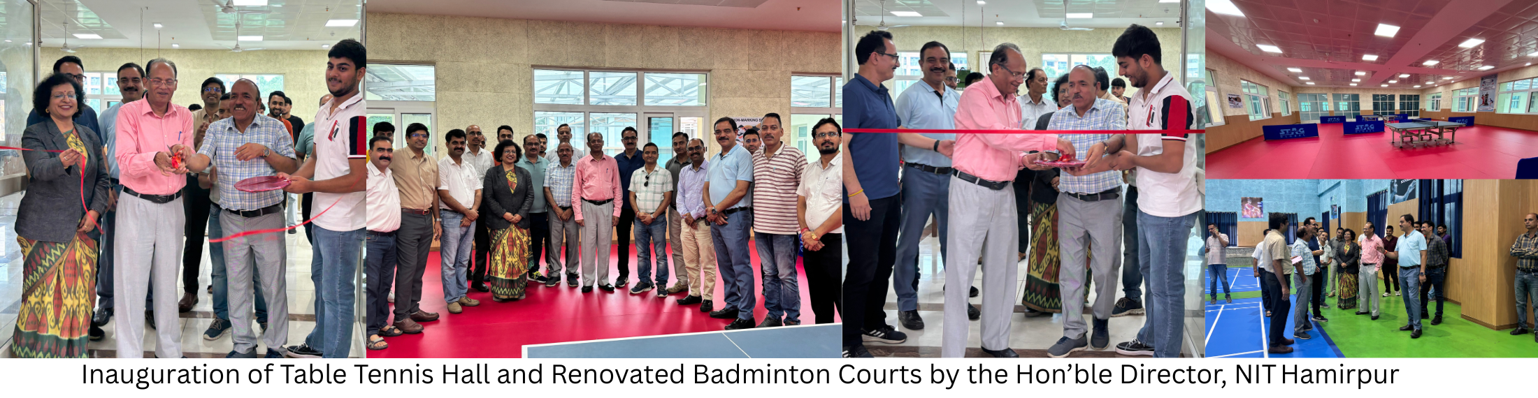 Inauguration of the Renovated Badminton Court and Table Tennis Hall