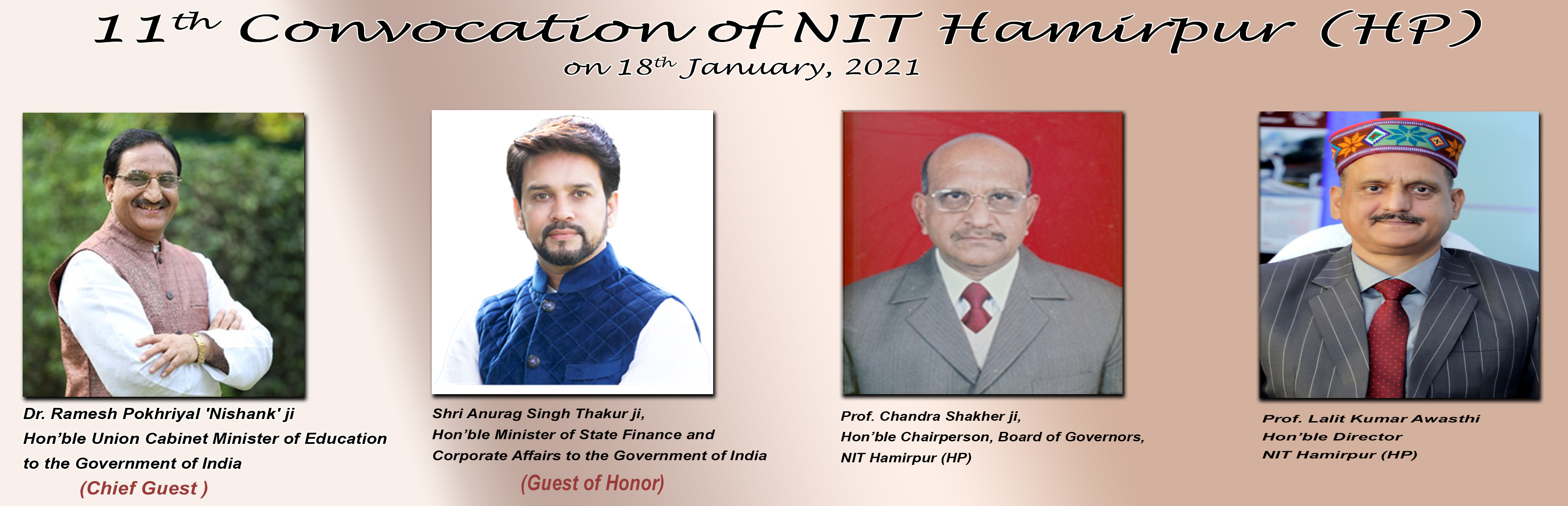 Convoation Chief Guest