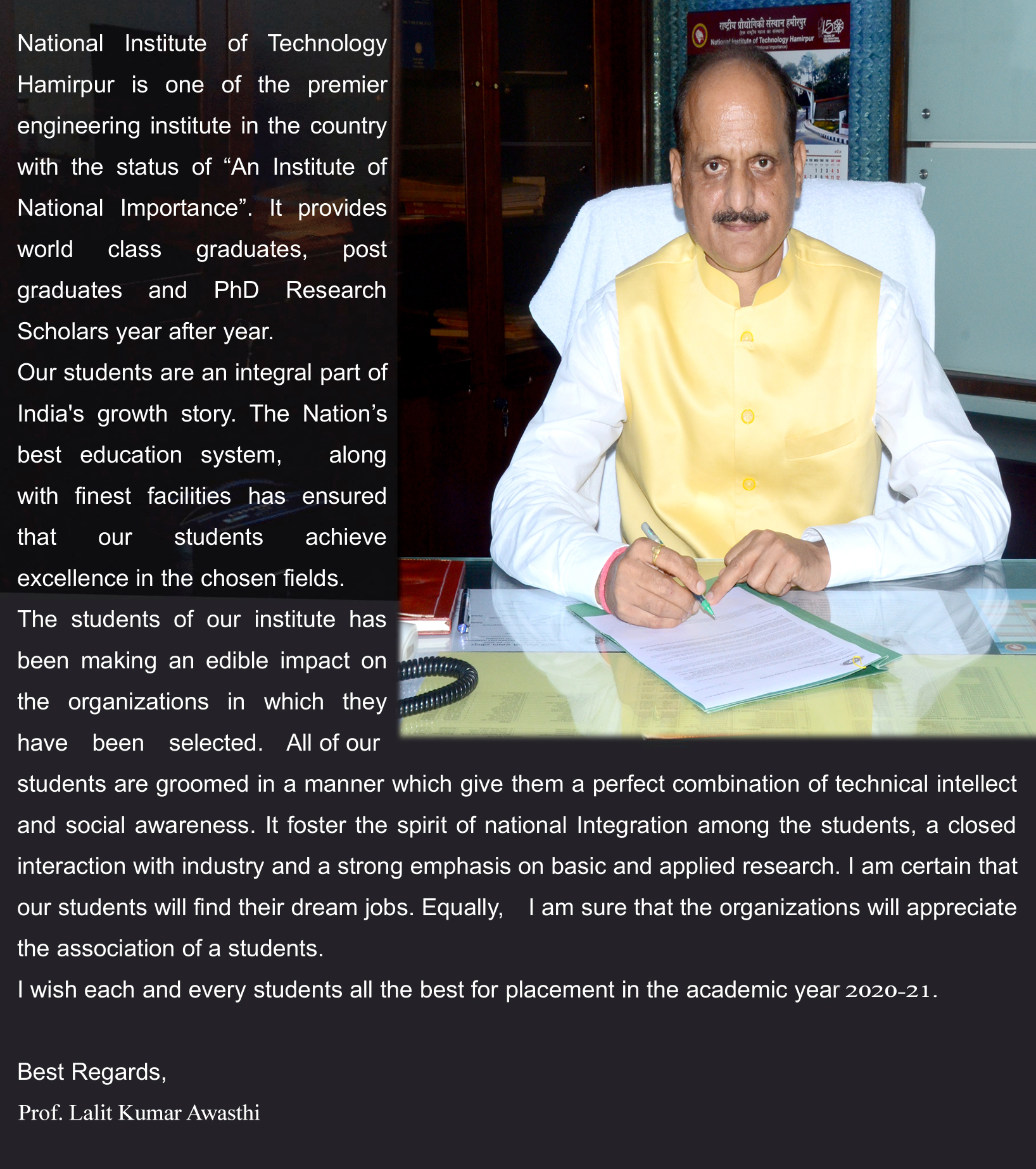 director message in tpo